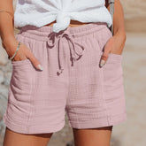 Fashion Straight High Waist Loose Korean Trouser Summer Short InsStreet